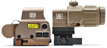 EOTech HHSVIII EXPS3-0 Holographic Red Dot Sight w/G33 3x Magnifier, 1x, 0-Reticle, Tan, HHS-VIII-TAN