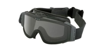 ESS Profile TurboFan Military/Tactical Goggles - Black Frame, Clear & Smoke Gray Lenses