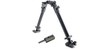 GRS Rifle Stocks Bipod/Adapter Set, 8.66-12.4in Height Range, Black, 105842