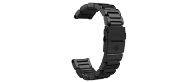 Hazard 4 24mm Titanium Bracelet w/ PVD Finish, Black, WB-TIB-BLK