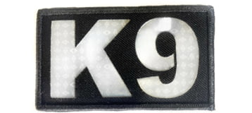 IR.Tools K9 Photoluminescent Patches, Green/Black, 3.5X2in, P-0046-06-004-PK