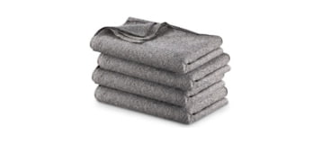 Army Navy Sales GRAY WOOL BLEND BLANKET 4 PACK, Gray, 4PKB