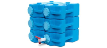 Sagan AquaBrick Container with Spigot, 6 Pack, 57202