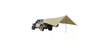 Slumberjack Roadhouse Tarp, 2 Steel Poles, Khaki, 58755517