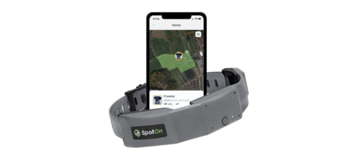 SpotOn Fence GPS Dog Fence Collar, Grey/Black, Small, SOMN638113