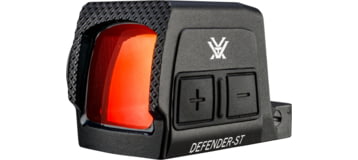 Vortex Defender-ST Enclosed Solar Micro Reflex Red Dot Sight, 1x22.5mm, 3 MOA Reticle, Black, DFST-MRD3-E