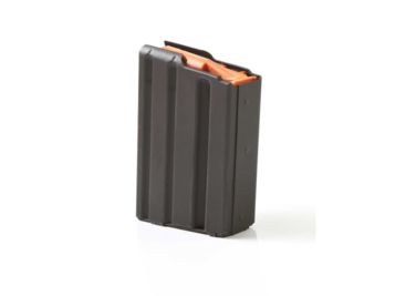 Ammunition Storage Components AR-15 .223/5.56 Stainless Steel Magazine, 10 Round, Black Marlube/Orange Follower, 10-223-SS-BM-O-ASC