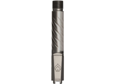 thumbnail image 2 of Stainless Steel Spiral Fluted Barrel For SIG Sauer P365 Handgun - 9MM, Silver, USA Made 2 of 3