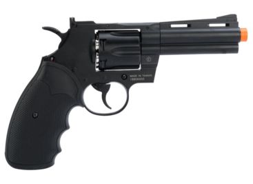 Colt Licensed Python .357 Magnum Full Metal CO2 Revolver, Length 4in, Black, Medium, 180310