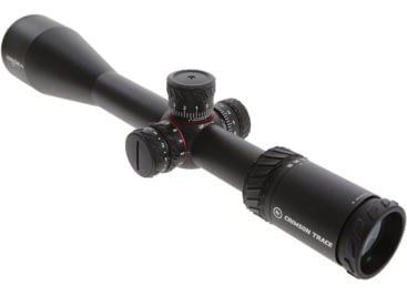 Crimson Trace Hardline Pro Rifle Scope, 4-16x50mm, 30mm Tube, Second Focal Plane, Illuminated CT Custom MR1-MOA Reticle, Spring-Loaded Zero-Reset Turrets, MOC Coating, Black, 01-01060, Black, 01-01060