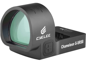 Cyelee Optics Chameleon-GSRS8 Reflex Red Dot Sight, 1x26.5x22.5mm, 8 MOA Dot, Black, X004G5BOQF