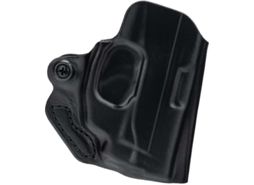 DeSantis Mini Scabbard Leather Belt Holster, Sig Sauer P365-Xmacro, Right Hand, Black, 019BA2XZ0