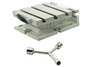 Grizzly Industrial Horizontal / Vertical T Slot Tilting Table T10221 ON ...