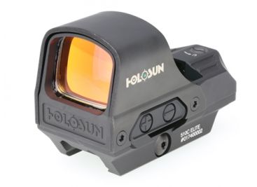 Holosun Flagship Open Reflex 1x, 2MOA Dot / 65MOA Ring, Black, HE510C-GR ELITE
