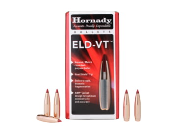 Hornady ELD-V, Rifle Bullets, 6mm, 80 Grain, 100 Per Box 25 Case, 24372