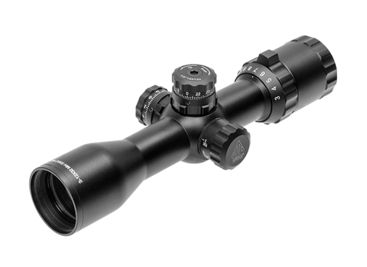 UTG Pro BugBuster 3-12x32mm 1 in Tube Rifle Scope, Second Focal Plane, Mil-dot Reticle, QD Rings, Black, SCP-M312AOWQ
