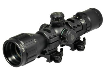 Leapers UTG 3-9x32 Compact CQB Bug Buster Rifle Scope w/ Rings &amp; Sunshade SCP-M392AOLWQ