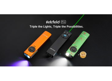 Torcia Olight Arkfeld Pro - 1300 Lumen Con Luce UV E Verde