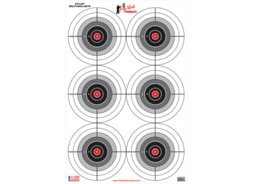 Bull Target Paper Pro-Shot Multi-Bullseye Heavy Paper Targets Multi-Bullseye-5PK ON SALE!