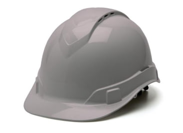 Pyramex Ridgeline Vented Cap Helmet, GRAY, HP44112V
