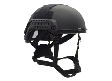 Shellback Tactical Level IIIA RRV SF ACH High Cut Ballistic Helmet, Black, Extra Large, SBT-RRV501HC-BK-XL