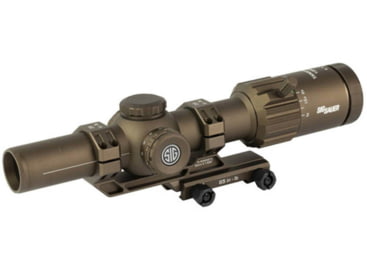 SIG SAUER Tango MSR LPVO Rifle Scope w/1.535 Mount, 1-8x24mm, 30mm Tube, Second Focal Plane, Illuminated BDC 8 Reticle, Coyote, SOTM81200