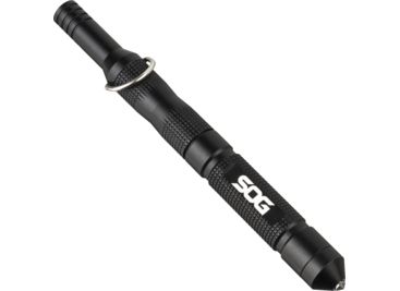 SOG Specialty Knives &amp; Tools Flint Multi-Tool, Aluminum Handle, Black, SOG-FT1001-CP