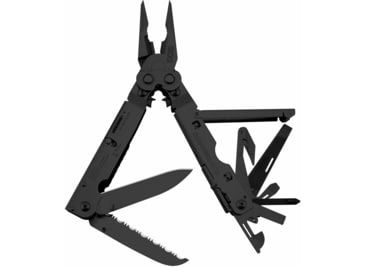 SOG PowerAssist Multiool w/ Nylon Sheath, 15ools Combined, BLK Oxide Finish B66N-CP