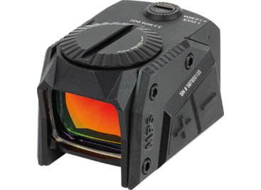 Steiner MPS 2.0 1x 21x16 mm Micro Pistol Reflex Red Dot Sight, 3.3 MOA Dot Reticle, Black, 8700000040