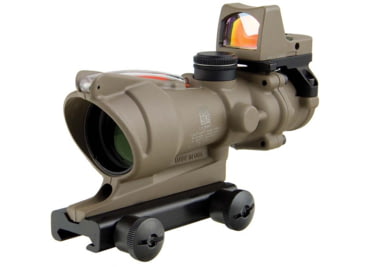 Trijicon 4x32 ACOG Rifle Scope w/ Colt Knob Thumbscrew Mount and Red Dot RMR