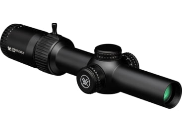 Vortex Strike Eagle 1-8x24mm Rifle Scope, 30mm Tube, Second Focal Plane, Black, Matte Anodized, Red AR-BDC3 Reticle, MOA Adjustment, 10in, 17.4oz, SE-1824-2