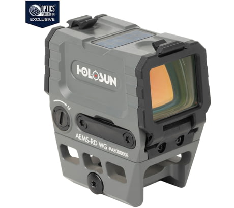 Holosun OPMOD AEMS 1x0.87x1.1in Reflex Red Dot Sight AEMS-RD WG ON