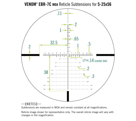 Vortex Venom 5-25x56mm 34mm Tube First Focal Plane Rifle Scope VEN