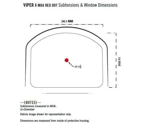 thumbnail image 2 of Vortex Viper 6 MOA Red Dot Sight - FDE Finish OPMOD Exclusive 2 of 13
