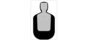 Action Target Standard TQ-19 qualification targets 25 yard target silhouette, Pack of 100, Black / Gray, TQ-19