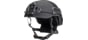 ArmorSource Aire LE Law Enforcement Ultra-Lightweight Special Command High-Cut Ballistic Helmet, Black, Medium, AIRELE-HCM-R10P4-R-W3-V-BK