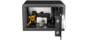 Barska Compact Biometric Gun Safe, Black, 12x8x7.75in w/ Motorized Lock AX11620