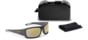 ESS Craftsman Credence Sunglasses, Carbon Gray Frame, Mirrored Brass Lens, Medium/Large, EE9015-19