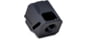 Faxon Firearms EXOS-543 Pistol Compensator, Glock Gen 4 19/17/34, 9mm, Black, 816341026452
