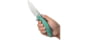 Kubey Nova Framelock Green Titanium