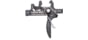 LaRue Tactical MBT-2S Straight Bow Trigger, 4.5 lbs Pull, Black, Medium, LT-MBT-2S-SB
