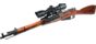 Leapers 2-7x44 30mm Long Eye Relief Scout Rifle Scope w/Glass IE Mil-Dot MaxStrength QD Rings, SCP3-274LAOIEW