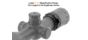 Leapers UTG 3-12x32 BugBuster Rifle Scope, 1in, Side AO, Mil-Dot, QD Rings, Black, SCP-M312AOWQ