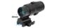 Leapers UTG 3X Magnifier with Flip-to-side QD Mount, W/E Adjustable, _x000D_ SCP-MF3WEQS