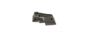 LPA Fully Adjustable Fiber Optic Rear Sight For 1911 Ria, S&W, OEM Universal, .472in Dovetail, Black, MPS1KBFO