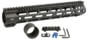 Midwest Industries High Combat Rail Handguard, DPMS LR-308, 12.625 in, M-LOK, .210 Tang Height, Anodized, Black, MI-CR308-12.625