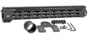 Midwest Industries MI-G4M One Piece Free-Float AR Handguard, 15in Length, M-LOK, 6061 Aluminum, Anodized, Black, MI-G4M15
