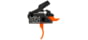 Mimtac Drastic AR-15 Drop-in Touch Trigger, Curved, Orange, DRCR-ORG-02