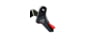 Ramm Tactical Leverage Trigger for Glock Gen3 G17,G19,G22,G23,G26,G27,G31,G32,G33,37,G38,G39 Curved, Black w/red safety, RT-GK-G3-CV-RD