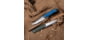 Real Steel Pathfinder Fixed Blade Knife, 4.57in, 14C28N Steel, Denim Micarta Handle, 3851D